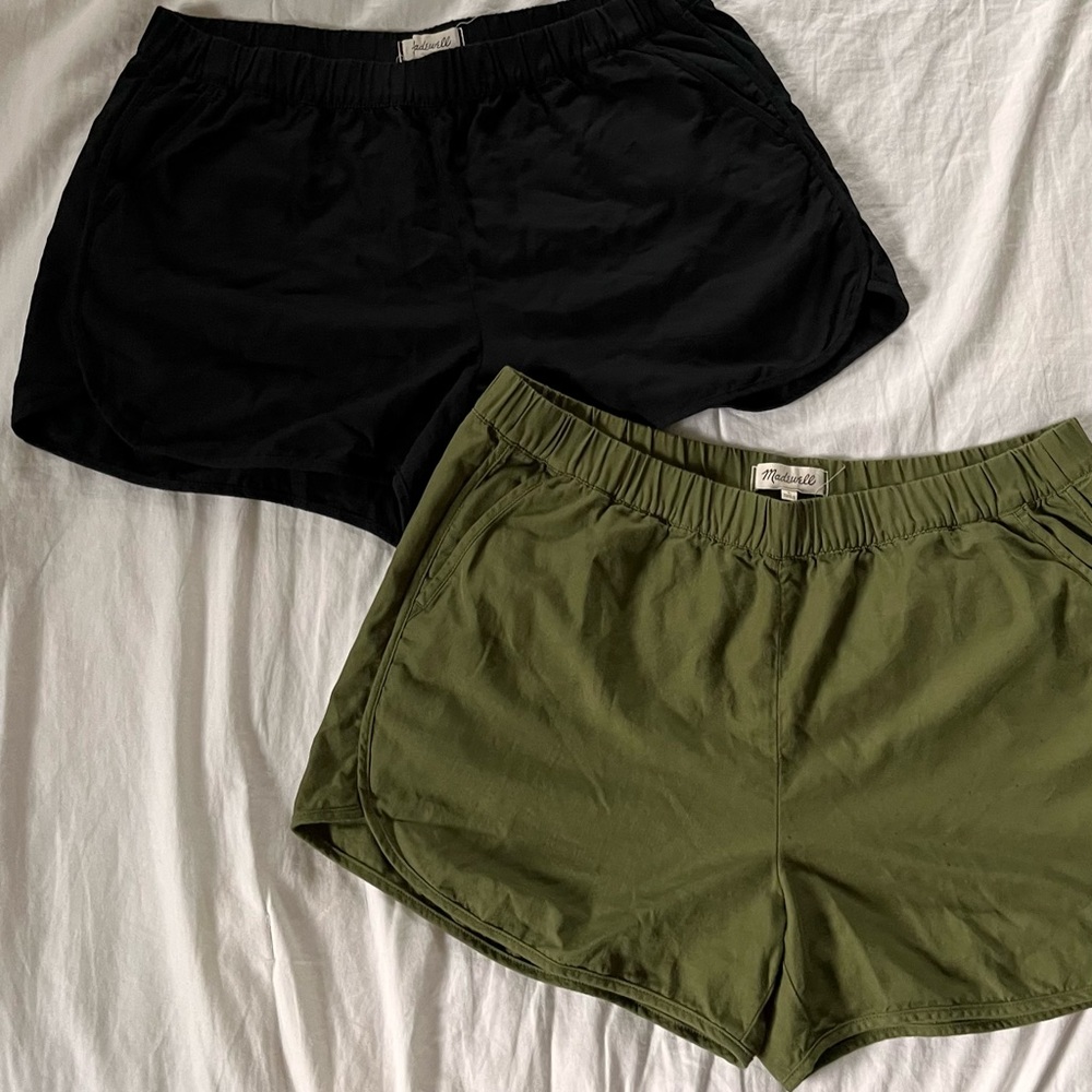 Large Madewell cotton pull over shorts